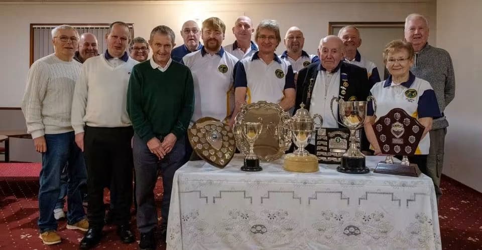Cullen Bowling Club trophies and shields